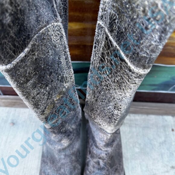 Steven Madden Reins Distressed Leather “Riding” Boots Size 7 - Picture 8 of 11